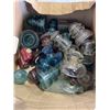 Image 2 : BOX OF VINTAGE GLASS INSULATORS