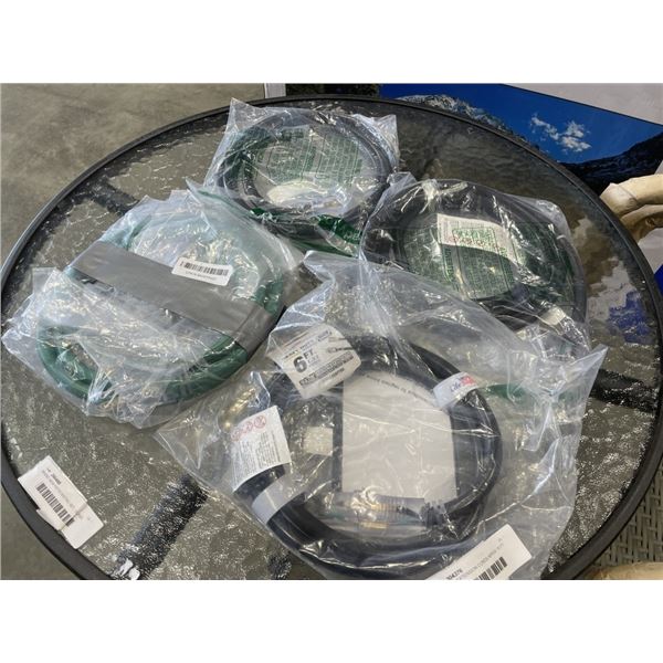 LOT OF 4 EXTENSION CORDS APPOX 15 FT TOTAL