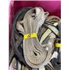 Image 2 : TOTE OF VARIOUS SIZE STRAPS
