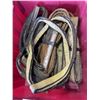 Image 3 : TOTE OF VARIOUS SIZE STRAPS