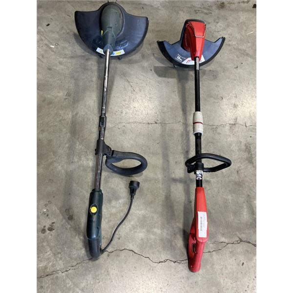 2 ELECTRIC WEED TRIMMERS