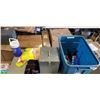 Image 1 : ASSORTED SAFETY GEAR, METAL LOCK BOX