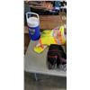 Image 2 : ASSORTED SAFETY GEAR, METAL LOCK BOX