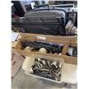 Image 1 : RV ITEMS INCLUDING BBQ, STOVE, HEATER, REPAIR PARTS, ELECTRIC DOOR LOCK