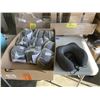 Image 1 : 9 NEW MLVOC BLACK MEMORY FOAM COMPRESSABLE TRAVEL PILLOW