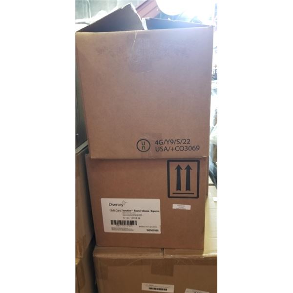 2 CASES OF DIVERSEY SOFT CASE SENSITIVE FOAM HAND WASH, 6 X 1.3L POUCHES
