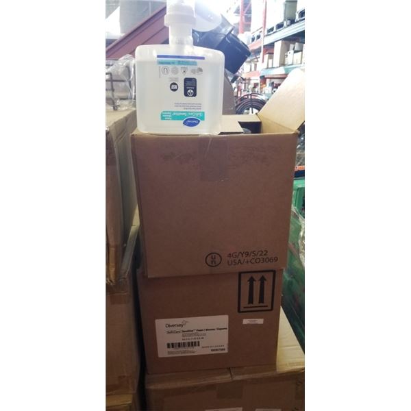 2 CASES OF DIVERSEY SOFT CASE SENSITIVE FOAM HAND WASH, 6 X 1.3L POUCHES