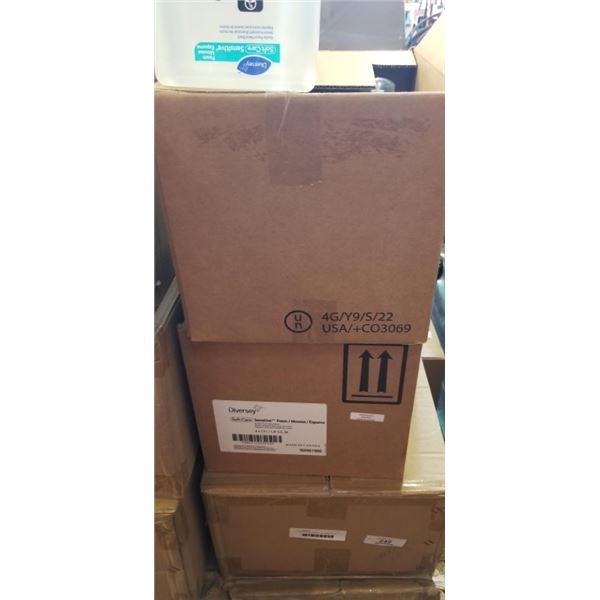 2 CASES OF DIVERSEY SOFT CASE SENSITIVE FOAM HAND WASH, 6 X 1.3L POUCHES