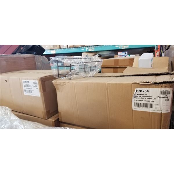 2 CASES OF DIVERSEY 1.5L WIRE BASKET KITS, 12 PER CASE