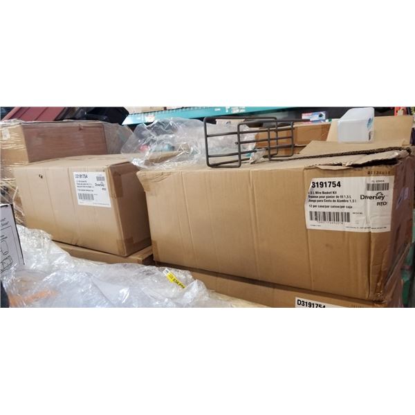 2 CASES OF DIVERSEY 1.5L WIRE BASKET KITS, 12 PER CASE
