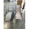 Image 1 : 2 ZERO GRAVITY PATIO LOUNGE CHAIRS, ONE IS CAMOFLOUGE