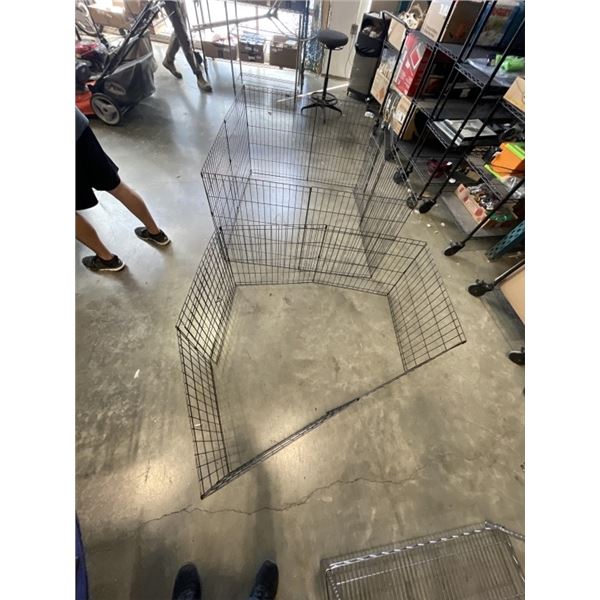 2 WIRE CAGE DOG PENS