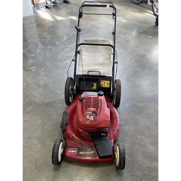 TORO SELF PROPELLED 6.5HP RECYCLER GAS LAWNMOWER, STARTS AND RUNS
