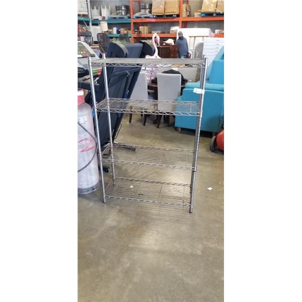 4 TIER WIRE RACK, 36 X 14 INCH AND 54 INCH TALL