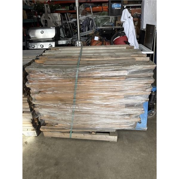 PALLET OF WOOD HAND RAILS - VARIOUS LENGTHS AND STYLES