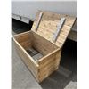 Image 3 : WOOD STORAGE BOX