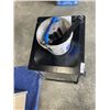 Image 2 : TABLE SAW DUST COLLECTION STAND AND BUCKET OF ACCESSORIES
