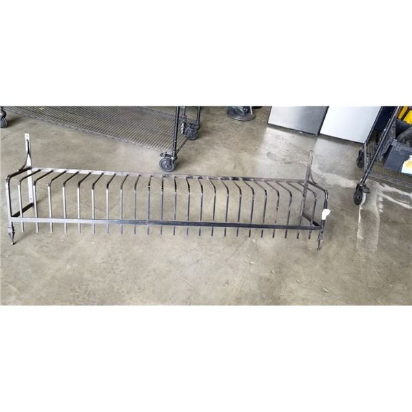 CAST IRON FLOWER BED RAILING 72 INCHES WIDE