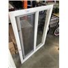 Image 3 : DOUBLE PANE 37.5 X 39.5 FRAMED SLIDING WINDOW