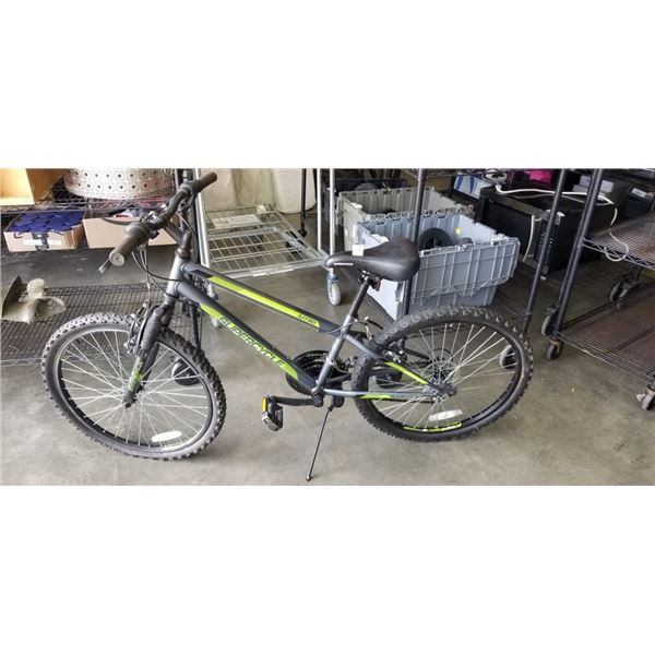 GREEN AND GRAY SUPERCYCLE BIKE