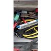 Image 4 : HUSKY ROLLING TOOL TOTE WITH ASSORTED HAND TOOLS