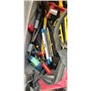 Image 5 : HUSKY ROLLING TOOL TOTE WITH ASSORTED HAND TOOLS