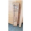 Image 2 : BARN DOOR HARDWARE KIT AND UMBRA SHOWER CURTAIN ROD