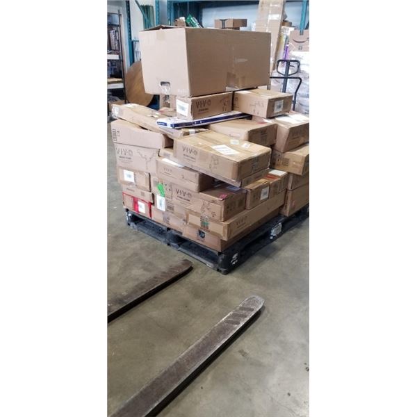 PALLET OF ASSORTED VIVO TRAYS AND MOUNTS
