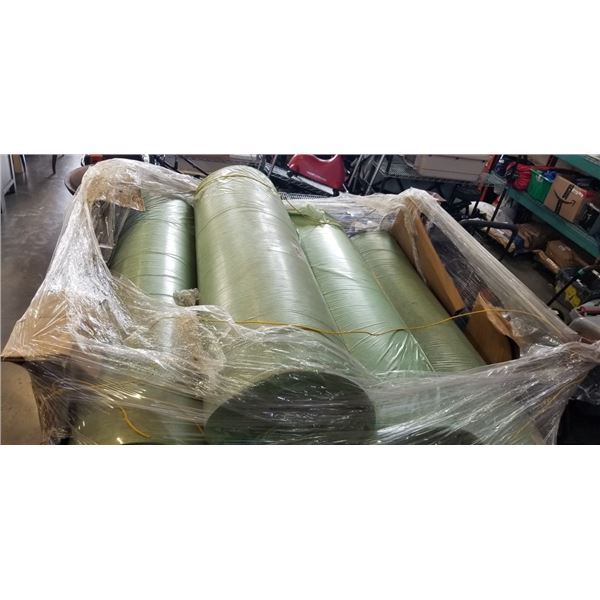 3 NEW ROLLS OF SHOCK ABSORBING UNDERLAY, APPROX 4FT X 100FT EACH, VARIOUS STYLES BUYERS CHOICE, FIRS