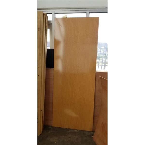 4PCS MDF BURLAP FINISH BOARDS APPROX 34" x 48"