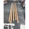 Image 1 : 5 NEW 10FT 4X4 PREMIUM KNOTTY CEDAR POSTS