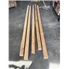 Image 1 : 5 NEW 10FT 4X4 PREMIUM KNOTTY CEDAR POSTS