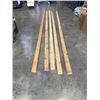 Image 1 : 5 NEW 12FT PREMIUM KNOTTY CEDAR 2X4'S