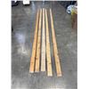 Image 1 : 5 NEW 12FT PREMIUM KNOTTY CEDAR 2X4'S