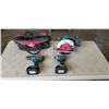 Image 1 : MAKITA CORDLESS CIRCULAR SAW WITH IMPACT GUN AND DRILL, 3 BATTERIES INCLUDING ONE 4.0AH AND CARRY BA