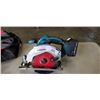 Image 3 : MAKITA CORDLESS CIRCULAR SAW WITH IMPACT GUN AND DRILL, 3 BATTERIES INCLUDING ONE 4.0AH AND CARRY BA
