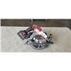 Image 1 : MILWAUKEE FUEL M18 7-1/4 INCH CIRCULAR SAW WITH 4AH BATTERY, TESTED AND WORKING