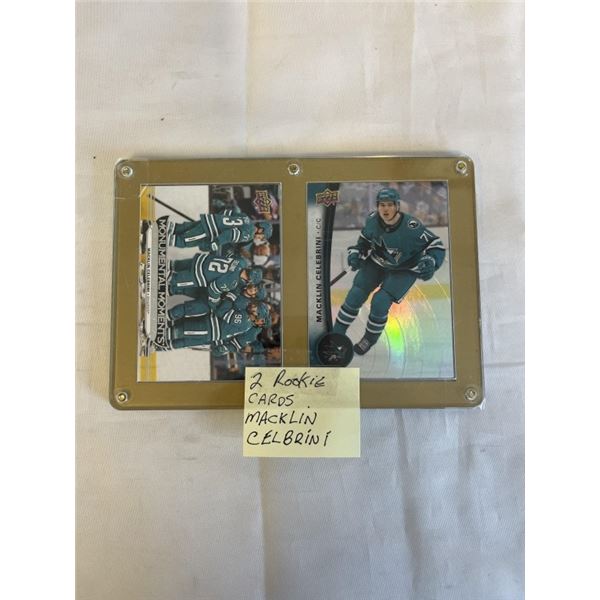 2 ROOKIE CARDS MACKLIN CELEBRINI