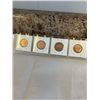 Image 2 : 4 MINT STATE 63 CANADIAN CENTS 1964, 1965, 1966, 1967 CENTENNIAL YEAR
