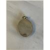 Image 2 : 925 STERLING SILVER PENDANT W/ SILVER INLAID TURQUOISE STONE