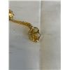 Image 2 : 22K GOLD PLATED SOUTH EAST ASIAN HEAVY BRACELET W/ 4 RINGS ATTACHED 2 DAMAGED