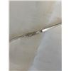 Image 2 : 925 STERLING SILVER FLAT CHAIN CHOKER NECKLACE