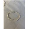 Image 3 : PAIR OF GENUINE PEARLS W/ SILVER BEADS BRACELET