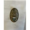 Image 3 : 2 ANTIQUE SILVER WALKING CANE LABLES/ STICK MEDALLIONS/ BADGES