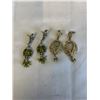 Image 1 : 2 PAIRS OF VINTAGE RHINESTONES EARRINGS