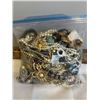 Image 2 : LARGE BAG OF VARIOUS JEWELRY PARTS ETC