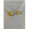 Image 2 : PAIR OF VINTAGE RCAF BUTTONS, PAIR STUD EARRINGS AND ONE BUTTON PIN
