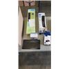 Image 3 : BOX OF MISC ITEMS - FILTER, WATERPIKS, HAIR TOOLS ETC