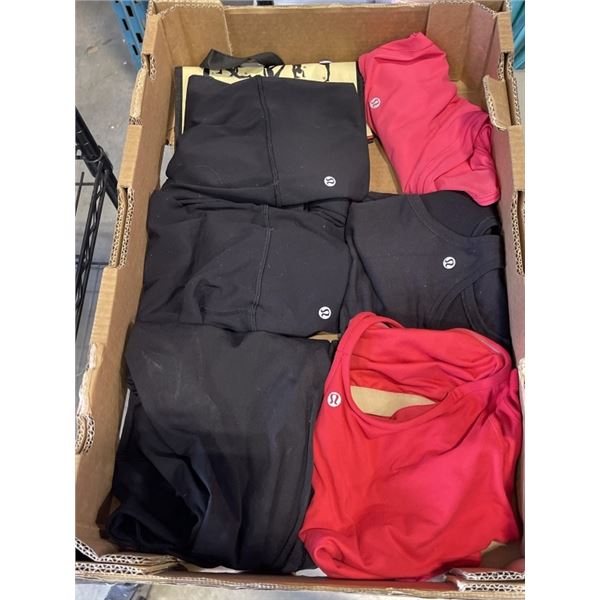 ASSORTED SIZE LULULEMON LADIES CLOTHING