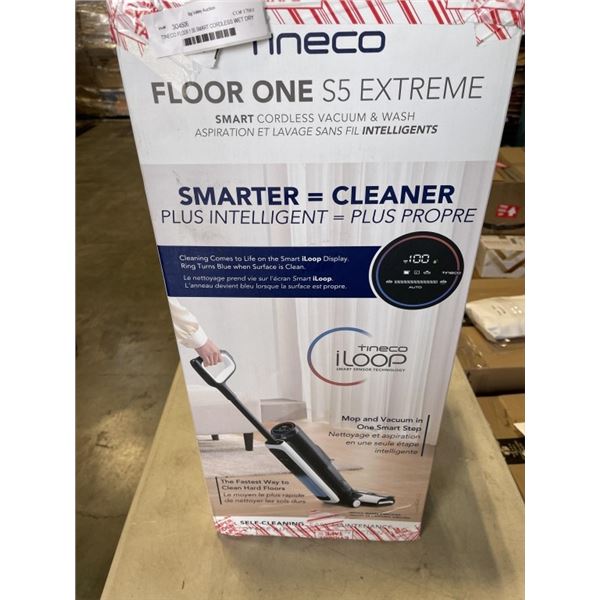 TINECO FLOOR 1 S5 SMART CORDLESS WET DRY VACUUM AND MOP WORKING